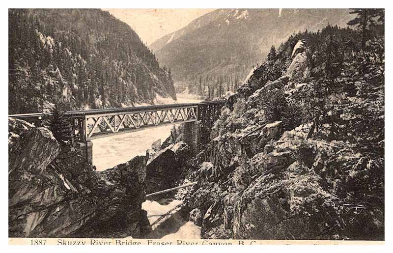 Postcard BRIDGE SCENE State of British Columbia BC AR7933