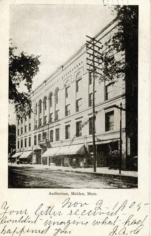 MA - Malden. Auditorium