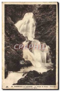 Old Postcard Bagneres de Bigorre la Vallee du Garet Gripp upper Cascade