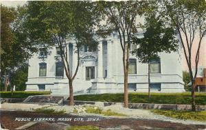 c1910 Postcard; Carnegie? Public Library, Mason City IA Cerro Gordo Co. Posted