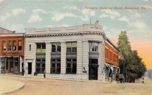 J62/ Somerset Kentucky Postcard c1910 Farmers National Bank  75