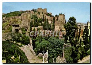 Postcard Modern Malaga Alcazaba