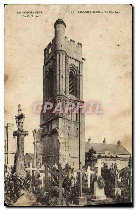 Old Postcard Luc Sur Mer The Belfry