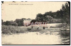 Old Postcard The Little Gache A Good Place To The Fishing