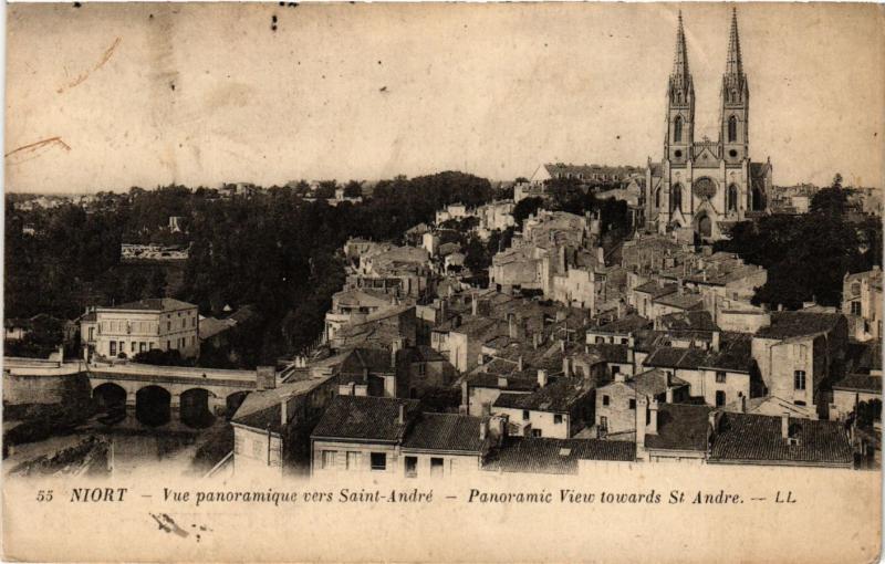 CPA NIORT - Vue panoramique vers St-Andre (472413)