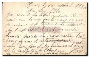 Old Postcard Mont St Michel At high tide