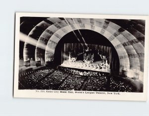 Postcard Radio City Music Hall Worlds Largest Theatre New York City New York USA