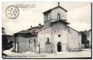 Old Postcard The Church Domremy