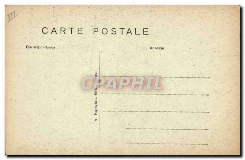 Old Postcard Blois Old gargoyle Frog Toad