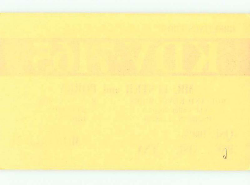 Vintage Qsl Ham Radio Card Brielle New Jersey Nj T1699 United States New Jersey Other