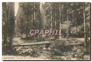 Old Postcard Gerardmer Bridge to Pearl Vologne