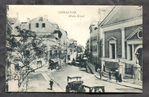 dc1840 - GIBRALTAR Main Street 1910s Postcard