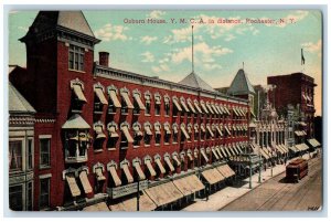 1913 Osburn House YMCA Distance Building Exterior Rochester New York NY Postcard 