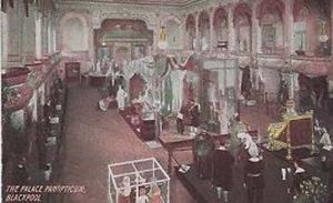 Palace Panopticum Bank Royal Gallery Blackpool Rare Antique Postcard