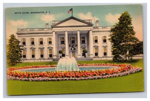 Vintage 1940s Postcard White House, Washington, District of Columbia