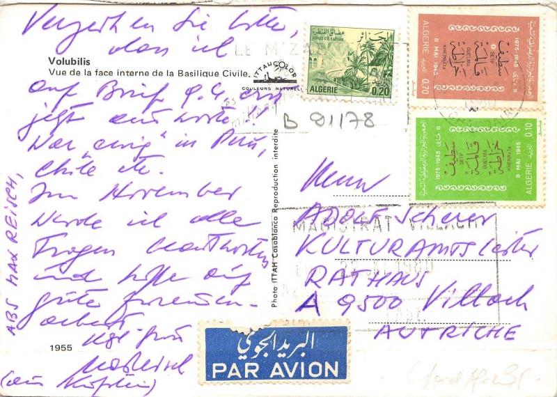 B91178 volubilis basilique civile morocco