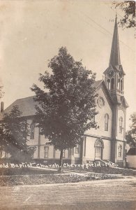Old Baptist Church - Cherryfield, Maine ME Postcard