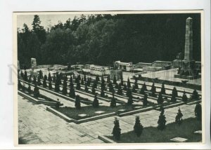 442389 USSR 1958 year Vilnius Lithuania military cemetery postcard