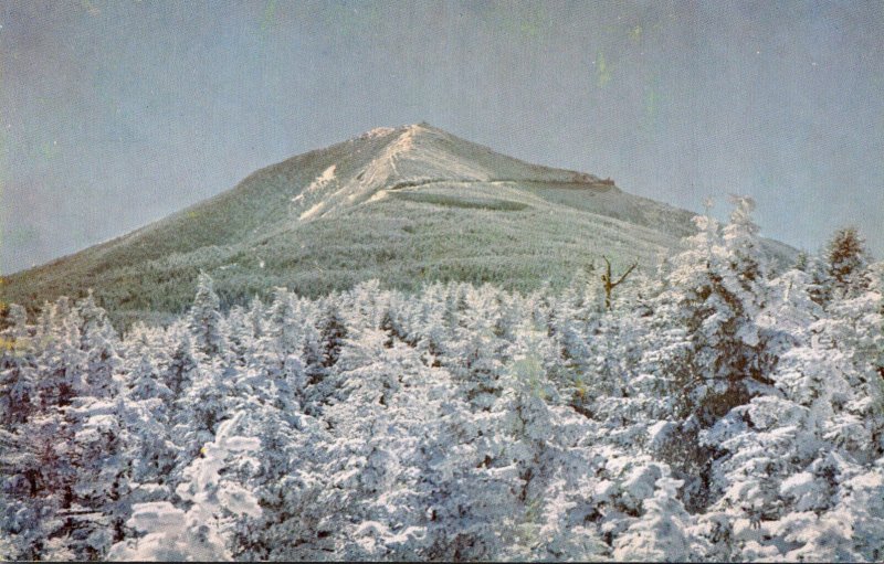 New York Adirondacks Winter View Of Whiteface Mountain