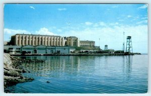 SAN QUENTIN PRISON, California CA ~ Marin County SHORELINE VIEW 1958   Postcard