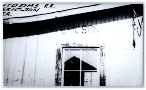 c1960's FTDDMS Ericson Iowa IA Railroad Train Depot Station RPPC Photo Postcard