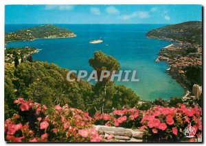 Modern Postcard The French Riviera The Bay of Villefranche sur Mer Cap de Nic...