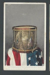 Ca 1908 PPC Drum Beaten At The Battle Of Lexington By Wm Dimond At See Info