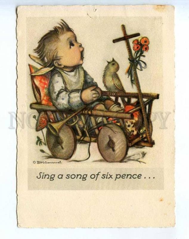 241585 GERMANY Buh Hummel Sing song of six pence CHILDREN BIRD