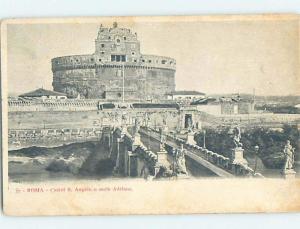 Old Postcard CASTLE Roma - Rome Italy F5551