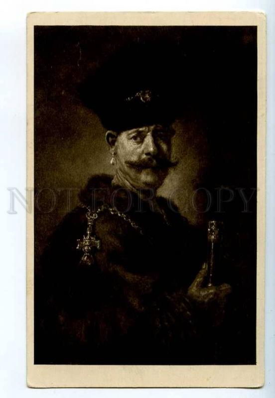 249403 Rembrandt portrait of Pole Vintage russian Granberg PC