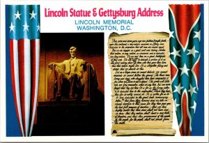 Washington D C The Lincoln Memorial Gettysburg Address