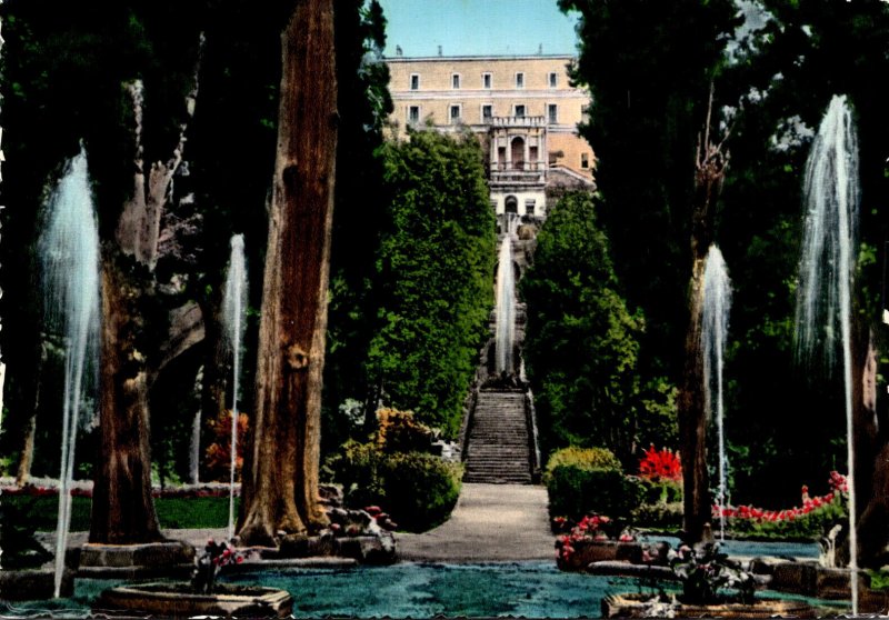 Italy Tivoli Villa d'Este View Built In 1551