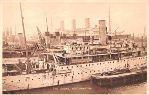 The Docks, Southampton White Star Line Cunard Ship 1931 