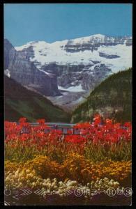 Lake Louise and Victoria Glacier from Chateau Lake Louise