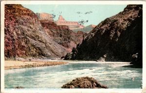 Zoroaster Temple, Grand Canyon Arizona c1914 Vintage Postcard O23