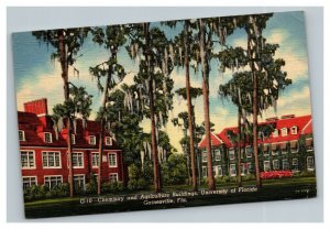 Vintage 1950 Postcard - Chem & Ag Buildings University of Florida Gainesville FL