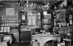 Rotser Ochse Studenten Lokal Bar Interior Heidelberg Germany Real Photo postcard