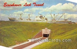 Eisenhower Lock Tunnel Massena, NY USA Ship Unused 