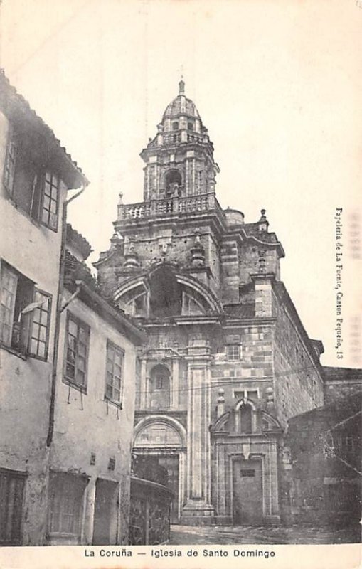 la Coruna Iglesia de Santo Domingo Spain Unused 