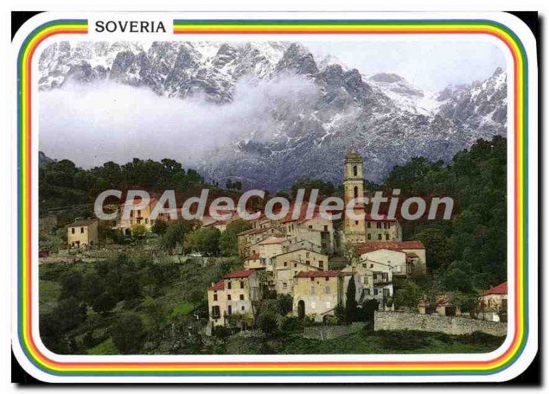 Postcard Modern Soveria The Village At The Foot Of Needles Popolusca