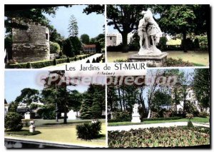 Modern Postcard St Maur des Fosses Les Jardins de St Maur