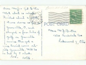 Linen BRIDGE SCENE Greenville Ohio OH d4822