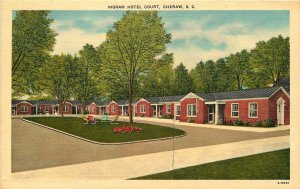 CHERAW SOUTH CAROLINA SC INGRAM HOTEL COURT POSTCARD