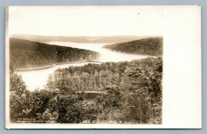 LAKE HOPARCONG NJ THE RIVER STYX ANTIQUE REAL PHOTO POSTCARD RPPC