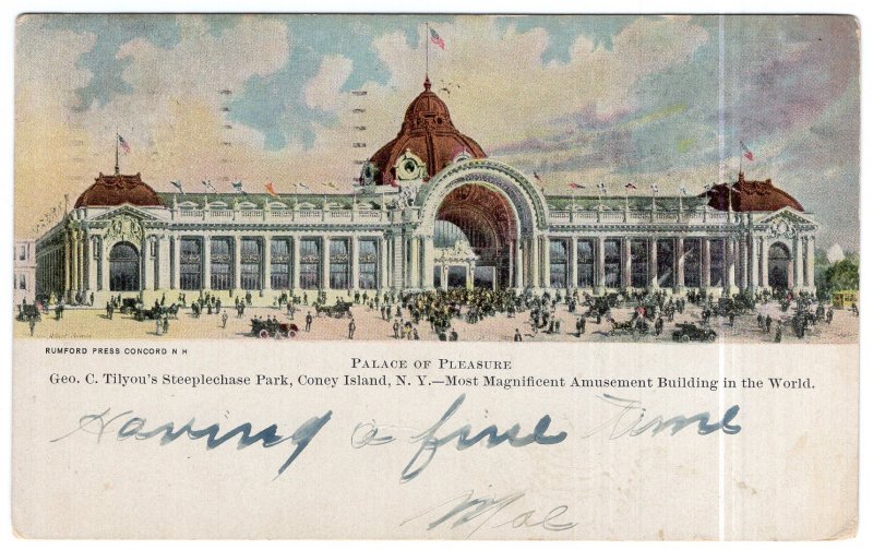 Coney Island, N.Y., Palace Of Pleasure, Geo. C. Tilyou's Steeplechase Park