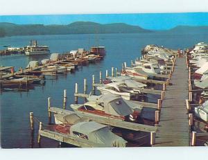 Pre-1980 LAKEFRONT MOTEL AND MARINA Cooperstown New York NY hp7270