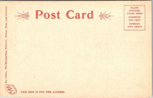 Surf at Newport Rhode Island Postcard Undivided back