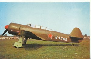 Aviation Postcard - Plane - Yakovlev Yak C.11 - Russian Trainer - Ref 9026A