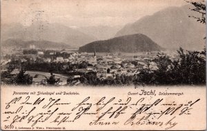 Austria Bad Ischl Panorama mit Siriuskogel und Dachstein Vintage Postcard C341