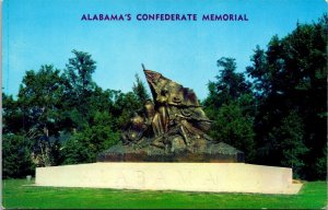 Vtg Alabama's Confederate Memorial Vicksburg National Military Park MS Postcard